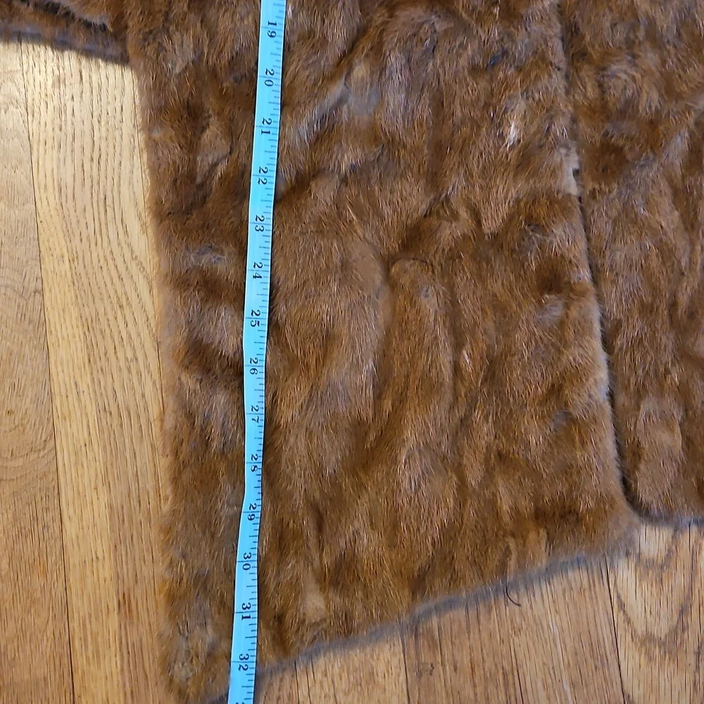 Vintage real mink cape wrap M/L